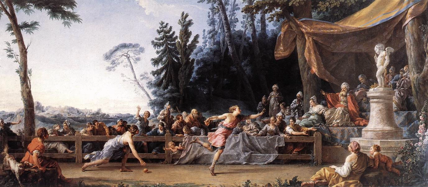 Hallè Noël - La corsa tra Ippomene e Atalanta, Louvre, Parigi